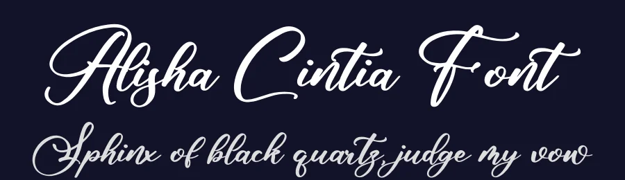 Alisha Cintia Font by glorytype — Script Handwritten Font — thumbnail 2