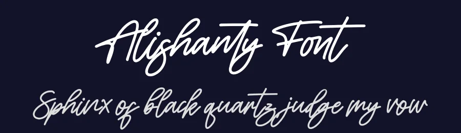 Alishanty Font by perspectype — Script Handwritten Font — thumbnail 2