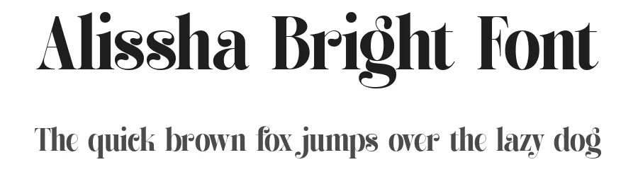 Alissha Bright Font by Shakira Studio — Serif Font