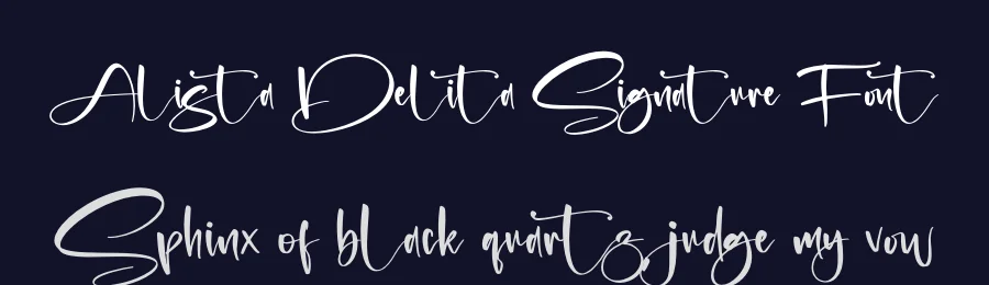 Alista Delita Signature Font by afterpaper — Script Handwritten Font — thumbnail 2