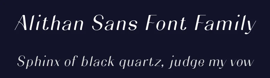 Alithan Sans Font Family by Creatifontstudios — Serif Font — thumbnail 2