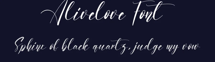 Alivelove Font by creativeletter — Script Handwritten Font — thumbnail 2
