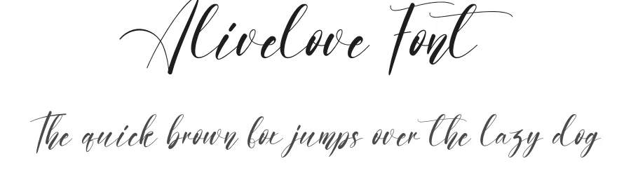 Alivelove Font by creativeletter — Script Handwritten Font