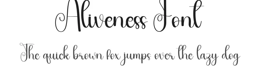 Aliveness Font by andikastudio — Script Handwritten Font