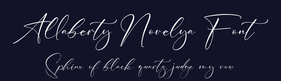 Allaberty Novelya Font by letterfabric — Script Handwritten Font — thumbnail 2