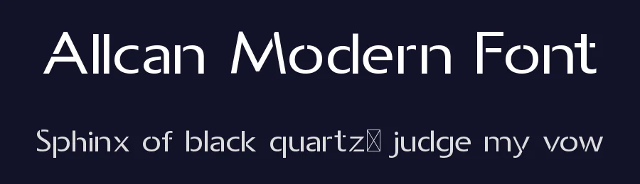 Allcan Modern Font by edricstudio — Decorative Font — thumbnail 2