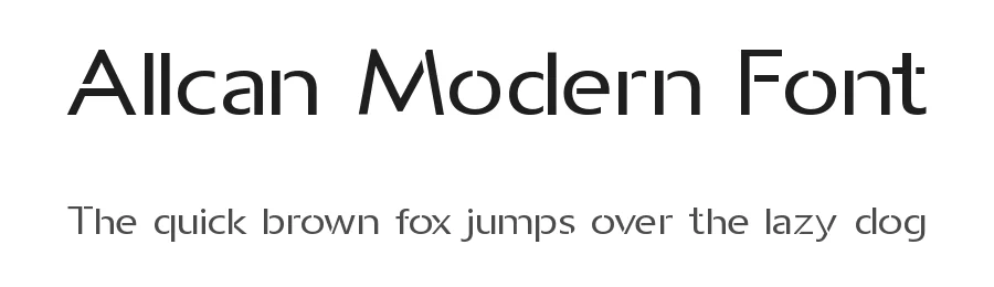 Allcan Modern Font by edricstudio — Decorative Font