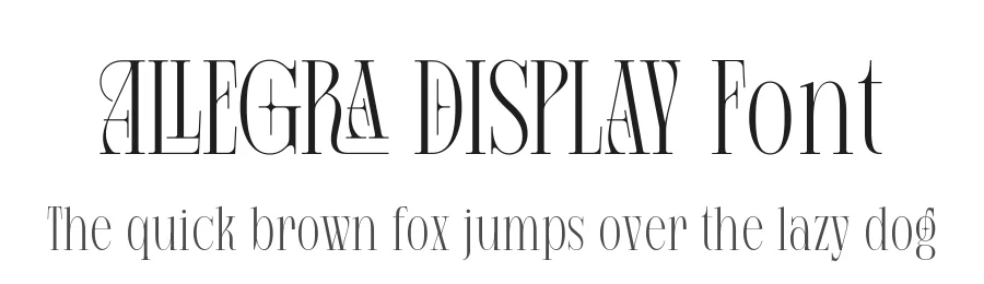 Allegra Display Font by Ketikata Studio — Serif Font