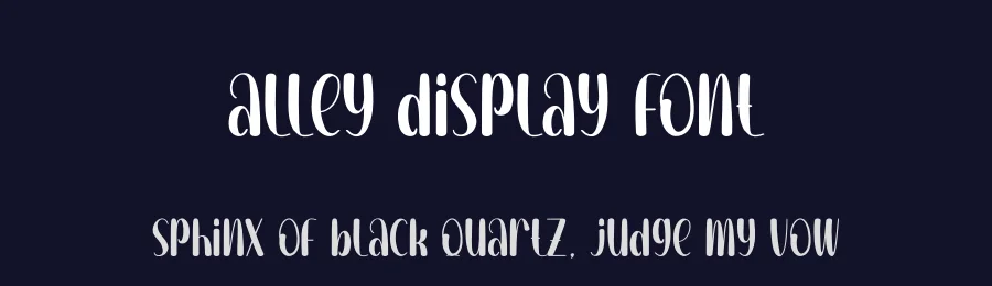 Alley Display Font by andikastudio — Display Font — thumbnail 2