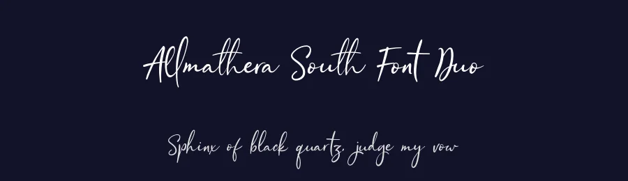 Allmathera South Font Duo by fontkong — Serif Font — thumbnail 2