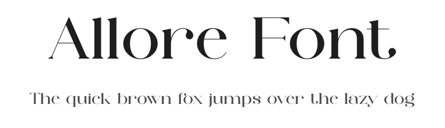 Allore Font by SURATMI — Serif Font
