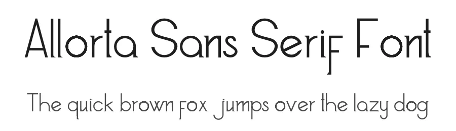 Allorta Sans Serif Font by edricstudio — Sans Serif Font