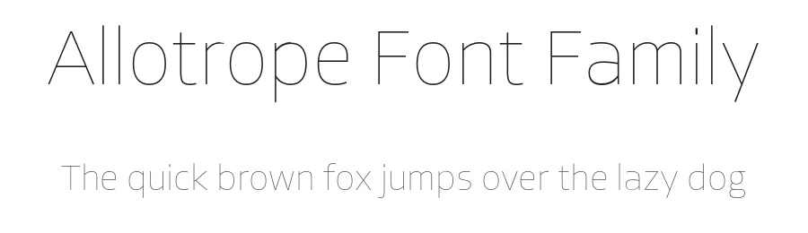 Allotrope Font Family by Kostic — Sans Serif Font