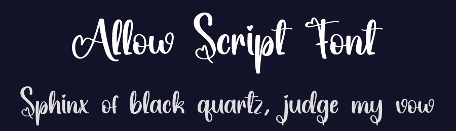 Allow Script Font by creativeletter — Script Handwritten Font — thumbnail 2