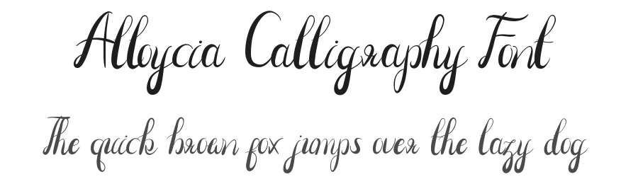 Alloycia Calligraphy Font by edricstudio — Script Handwritten Font