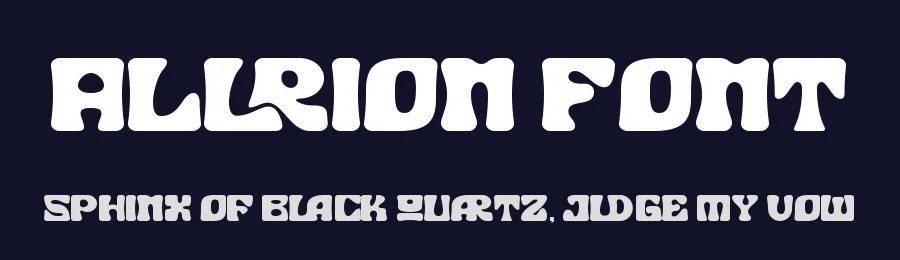Allrion Font by letterara — Display Font — thumbnail 2