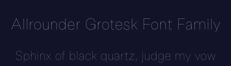 Allrounder Grotesk Font Family by Identity Letters — Sans Serif Font — thumbnail 2