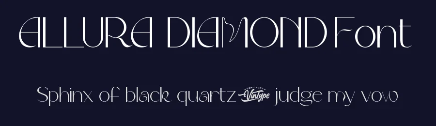 Allura Diamond Font by VinType — Display Font — thumbnail 2