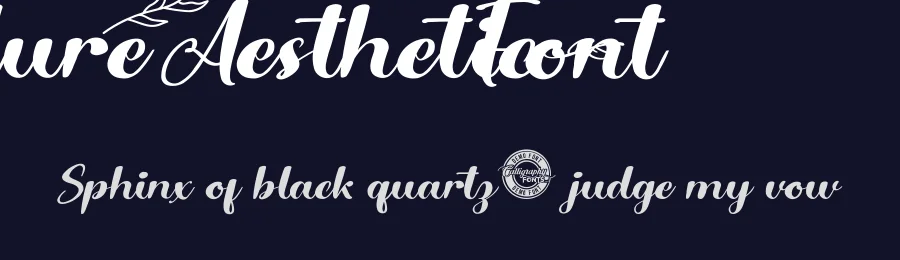Allure Aesthetic Font by CalligraphyFonts.net — Script Handwritten Font — thumbnail 2