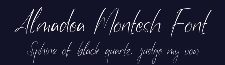 Almadea Montesh Font by letterfabric — Script Handwritten Font — thumbnail 2