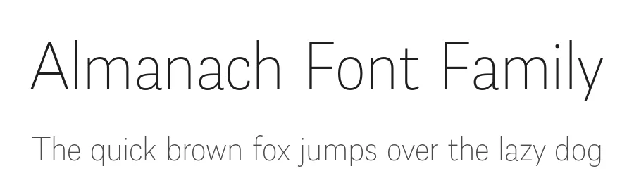 Almanach Font Family by Dada Studio — Sans Serif Font