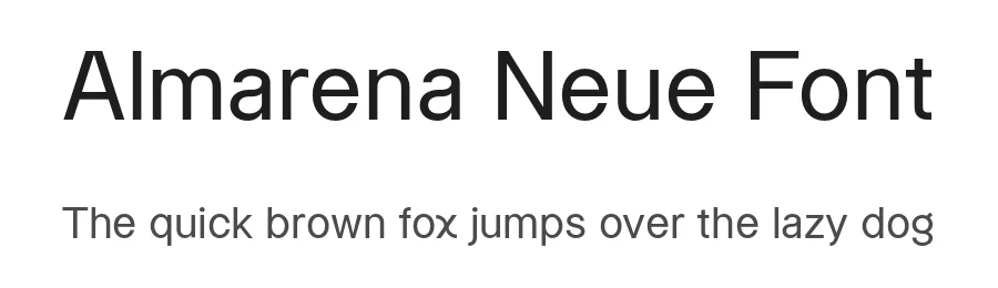 Almarena Neue Font by Almarena — Sans Serif Font