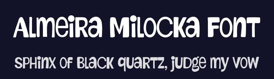 Almeira Milocka Font by Rahagita Studio — Display Font — thumbnail 2