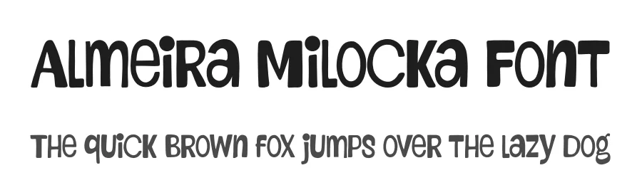 Almeira Milocka Font by Rahagita Studio — Display Font