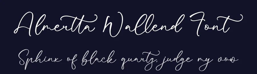 Almertta Wallend Font by letterfabric — Script Handwritten Font — thumbnail 2