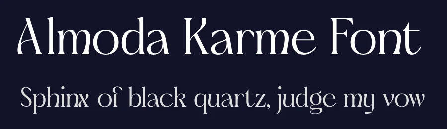 Almoda Karme Font by timelesstype.co — Display Font — thumbnail 2