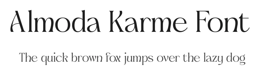 Almoda Karme Font by timelesstype.co — Display Font