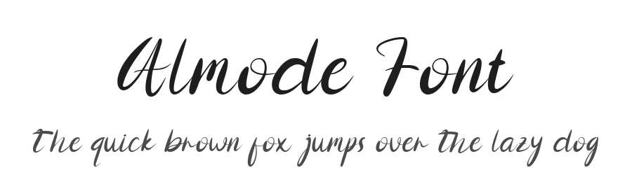Almode Font by Javanicestudio — Script Handwritten Font