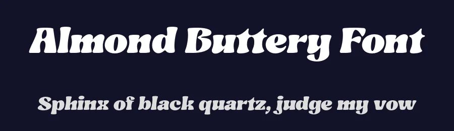 Almond Buttery Font by Nurrontype — Decorative Font — thumbnail 2