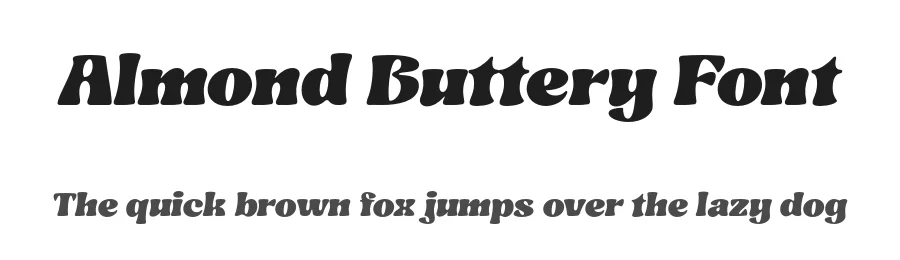 Almond Buttery Font by Nurrontype — Decorative Font