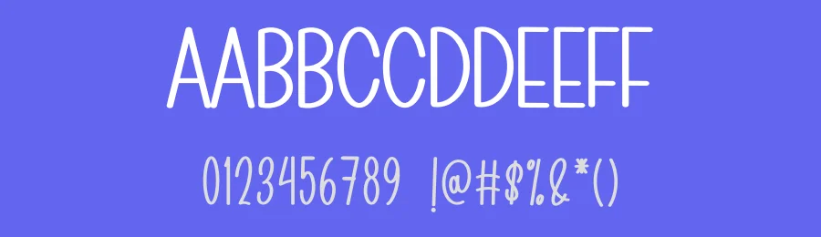 Almond Coconut Simple Display Font by freshtypeink — Display Font — thumbnail 3