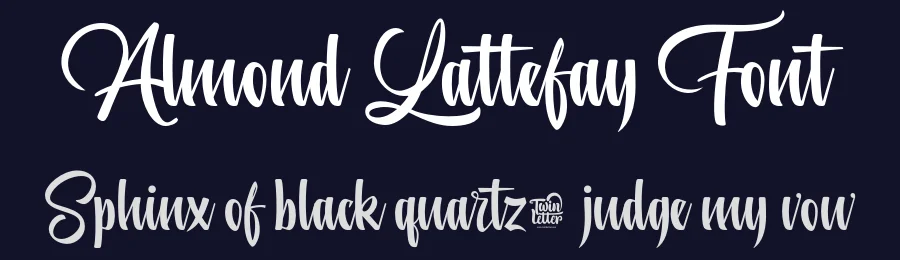 Almond Lattefay Font by twinletter — Script Handwritten Font — thumbnail 2