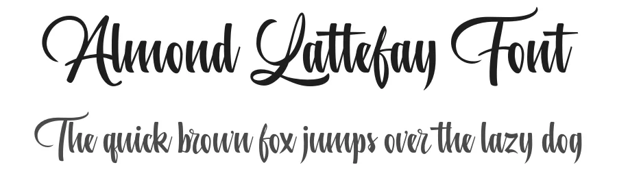 Almond Lattefay Font by twinletter — Script Handwritten Font