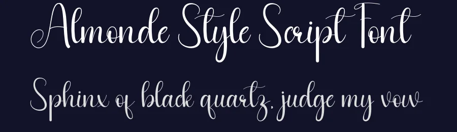 Almonde Style Script Font by andikastudio — Script Handwritten Font — thumbnail 2