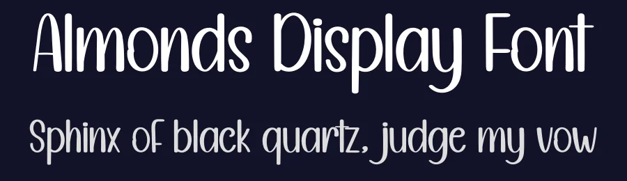 Almonds Display Font by inermediaSTUDIO — Display Font — thumbnail 2