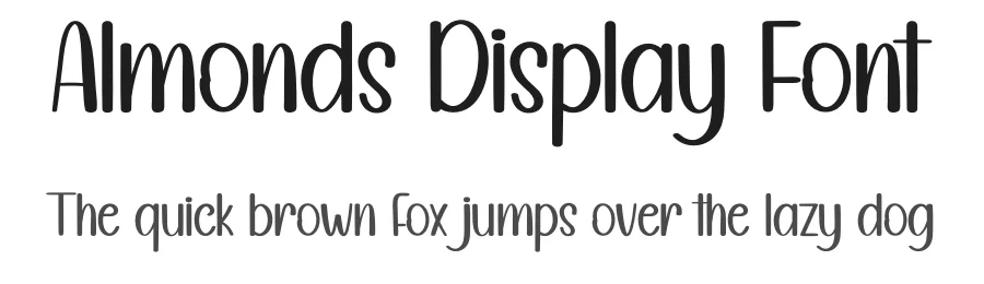 Almonds Display Font by inermediaSTUDIO — Display Font