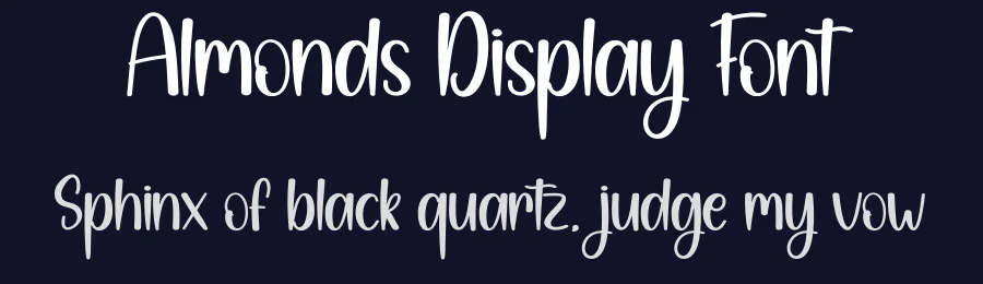 Almonds Display Font by andikastudio — Script Handwritten Font — thumbnail 2