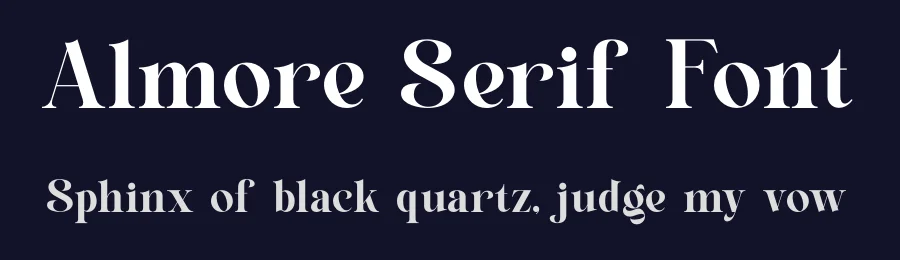 Almore Serif Font by ErmediaStudio — Serif Font — thumbnail 2