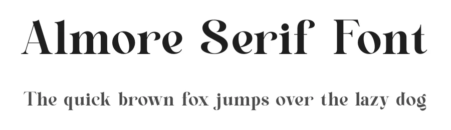 Almore Serif Font by ErmediaStudio — Serif Font
