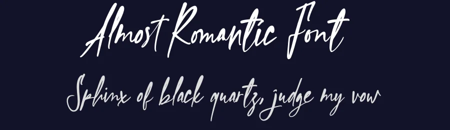 Almost Romantic Font by Imaginatype — Script Handwritten Font — thumbnail 2