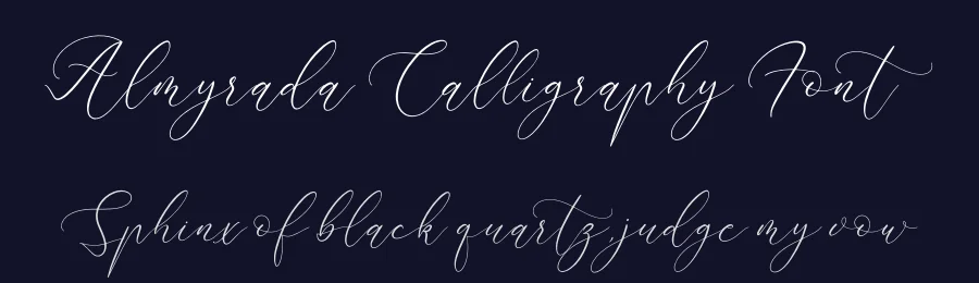 Almyrada Calligraphy Font by Integritype Studio — Script Handwritten Font — thumbnail 2