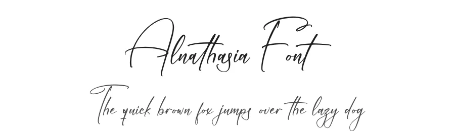 Alnathasia Font by letterfabric — Script Handwritten Font