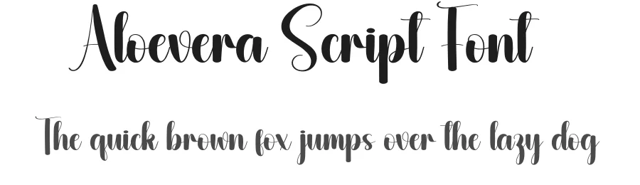 Aloevera Script Font by andikastudio — Script Handwritten Font