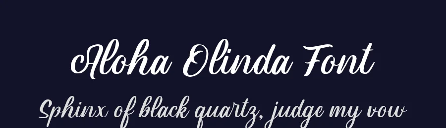 Aloha Olinda Font by alit design — Script Handwritten Font — thumbnail 2
