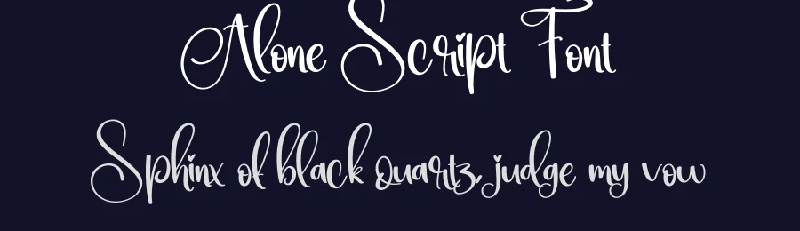 Alone Script Font by creativeletter — Script Handwritten Font — thumbnail 2