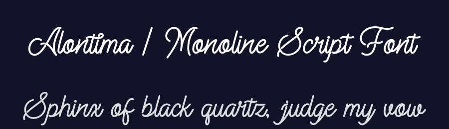 Alontima | Monoline Script Font by Gracetypestudio — Script Handwritten Font — thumbnail 2